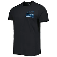 T-shirt pour homme '47 Black Carolina Panthers Open Field Franklin