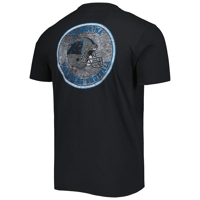 Men's '47 Black Carolina Panthers Open Field Franklin T-Shirt