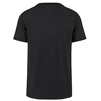 Men's '47 Black Carolina Panthers Stripe Splash Franklin T-Shirt