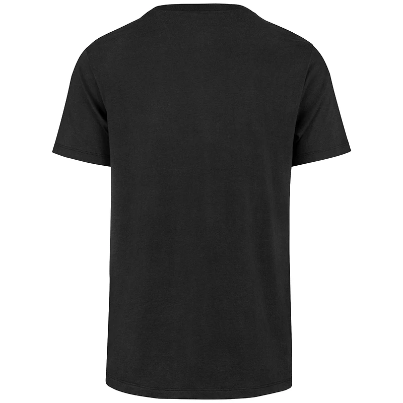Men's '47 Black Carolina Panthers Time Lock Franklin T-Shirt