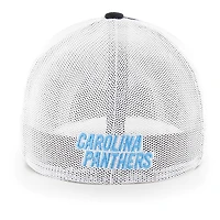 Men's '47 Black Carolina Panthers Trophy Trucker Stretch Fit Hat