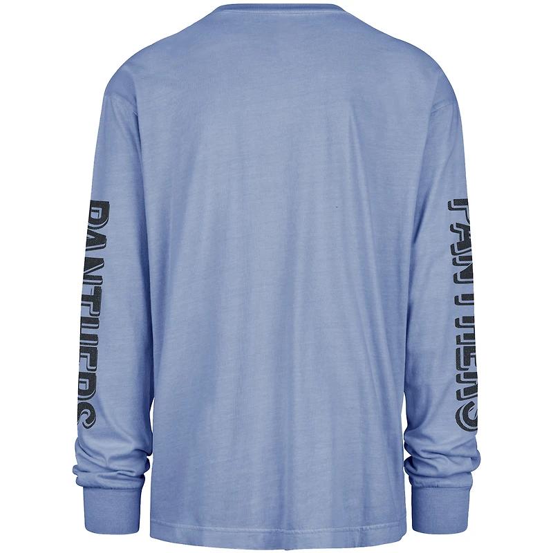 T-shirt à manches longues bleu « 47 Carolina Panthers » pour homme, Cairn Ravine Foundation