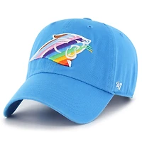 Casquette réglable '47 Blue Carolina Panthers Pride Clean Up pour homme