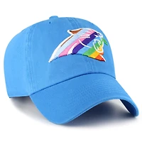 Casquette réglable '47 Blue Carolina Panthers Pride Clean Up pour homme