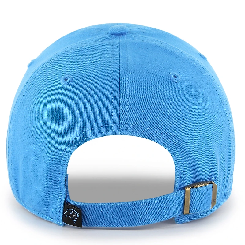 Casquette réglable '47 Blue Carolina Panthers Pride Clean Up pour homme