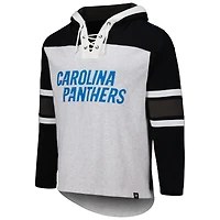 Chandail à capuchon lacets Gridiron des Panthers de la Caroline '47 pour hommes, gris chiné