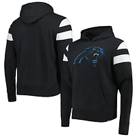 Men's '47 Heathered Black Carolina Panthers Premier Nico Pullover Hoodie