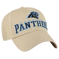 Men's '47 Khaki Carolina Panthers Powell MVP Adjustable Hat