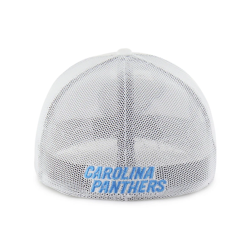 Men's '47 White Carolina Panthers Snowball Trophy Stretch Fit Hat