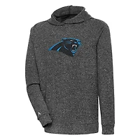 Sweat à capuche en chenille Absolute pour homme, coloris noir chiné, des Carolina Panthers