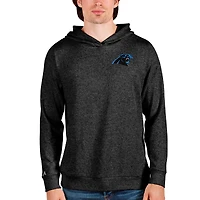 Sweat à capuche Absolute pour homme Antigua Heathered Black Carolina Panthers