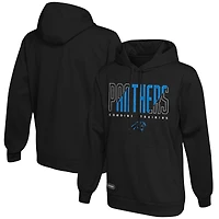 Sweat à capuche authentique pour hommes des Panthers de la Caroline, Backfield Combine, noir