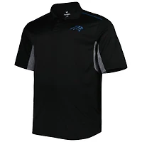 Polo Big & Tall Team Color pour homme Black Carolina Panthers