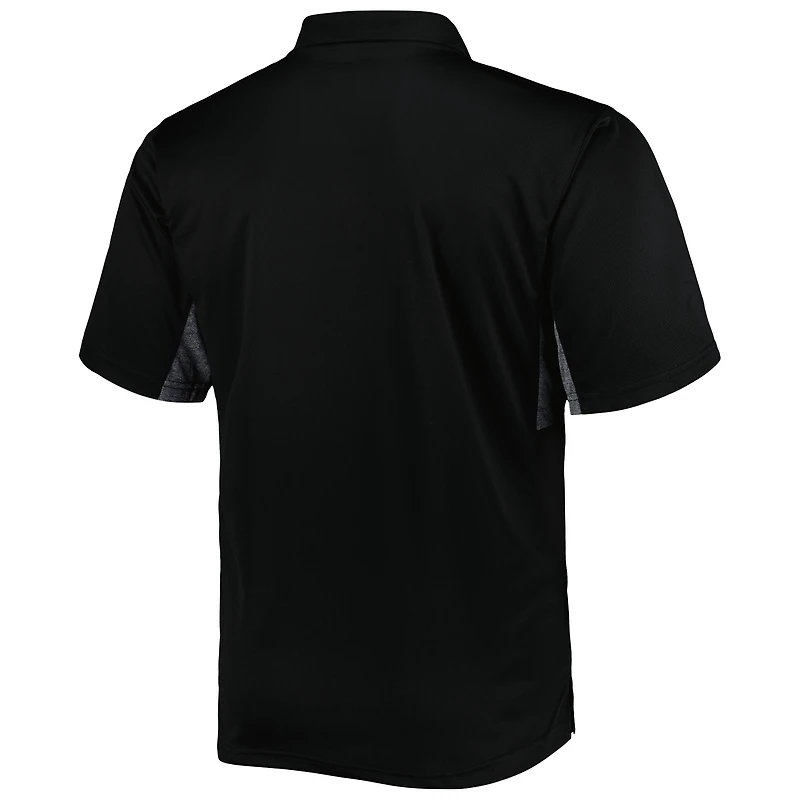 Polo Big & Tall Team Color pour homme Black Carolina Panthers