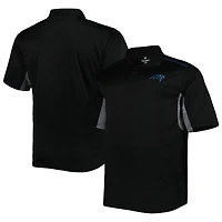 Polo Big & Tall Team Color pour homme Black Carolina Panthers