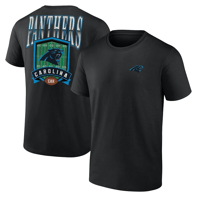 Men's  Black Carolina Panthers Full Range T-Shirt