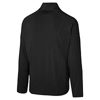 Haut noir à quart de zip Grind Iron des Panthers la Caroline pour hommes