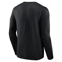Men's Black Carolina Panthers Hometown Collection Sweep Long Sleeve T-Shirt