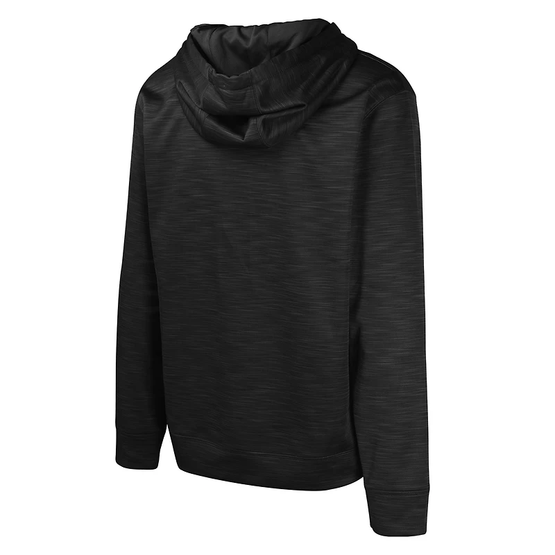 Men's Black Carolina Panthers Streak Fleece Pullover Hoodie