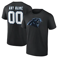 T-shirt authentique personnalisé avec nom et numéro de l'équipe des Panthers la Caroline, gris, pour homme