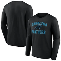 Men's  Black Carolina Panthers Victory Arch Long Sleeve T-Shirt