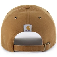 Casquette ajustable Carhartt x '47 Brown Carolina Panthers Clean Up pour homme