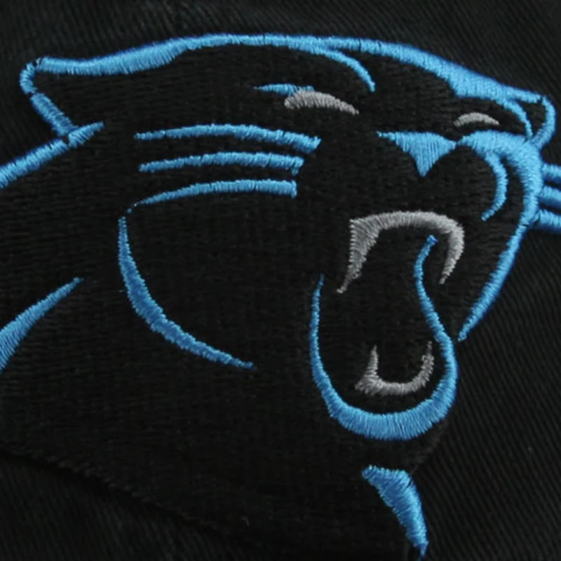 Casquette ajustable pour homme Carolina Panthers '47 Brand Black Cleanup