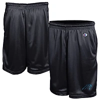 Short en maille classique noir Champion Carolina Panthers pour homme