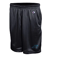 Men's Champion Black Carolina Panthers Classic Mesh Shorts
