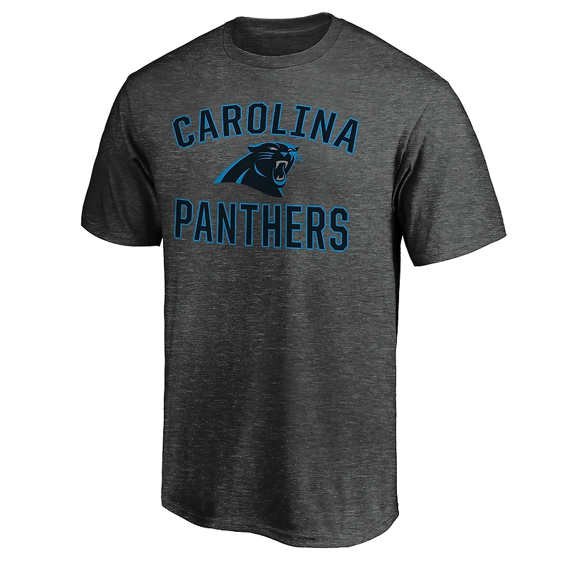 Men's  Charcoal Carolina Panthers Victory Arch T-Shirt