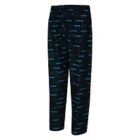 Pantalon Concepts Sport noir à imprimé mosaïque des Carolina Panthers pour homme