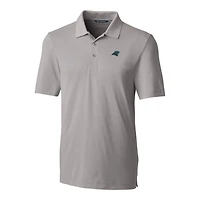 Men's Cutter & Buck Gray Carolina Panthers Big Tall Forge Stretch Polo