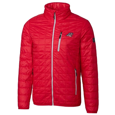 Veste zippée intégrale Americana Rainier pour homme, rouge, des Carolina Panthers, Cutter & Buck
