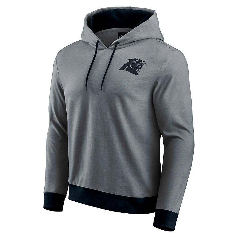 Sweat à capuche en tricot ton sur pour homme de la collection Darius Rucker Fanatics Black Carolina Panthers