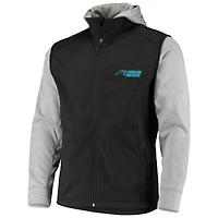 Veste Dunbrooke pour homme Alpha Full-Zip des Panthers de la Caroline, noir/gris