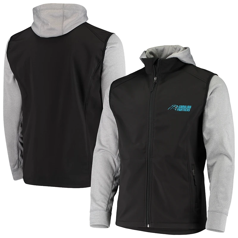 Veste Dunbrooke pour homme Alpha Full-Zip des Panthers de la Caroline, noir/gris