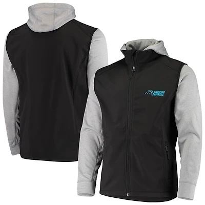Veste Dunbrooke pour homme Alpha Full-Zip des Panthers de la Caroline, noir/gris