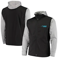 Veste Dunbrooke pour homme Alpha Full-Zip des Panthers de la Caroline, noir/gris