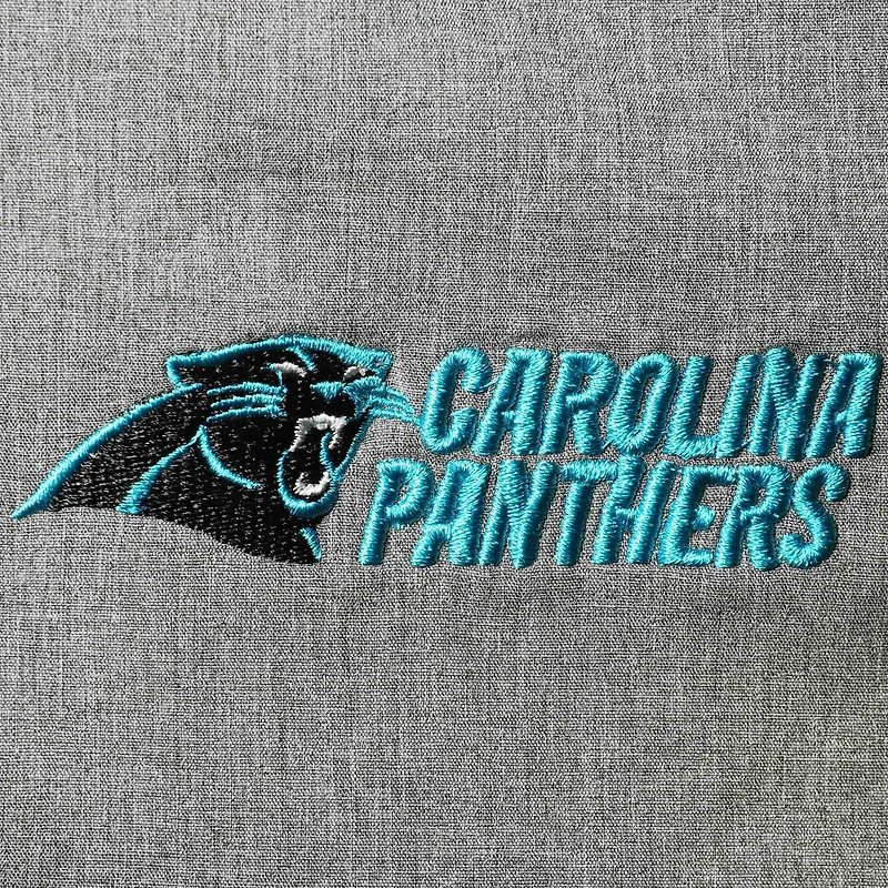 Blouson à fermeture éclair intégrale Dunbrooke Carolina Panthers Circle Zephyr pour hommes, noir