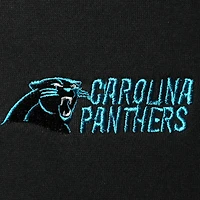 Pull à capuche entièrement zippé doublure thermique Carolina Panthers Craftsman Dunbrooke pour homme, noir