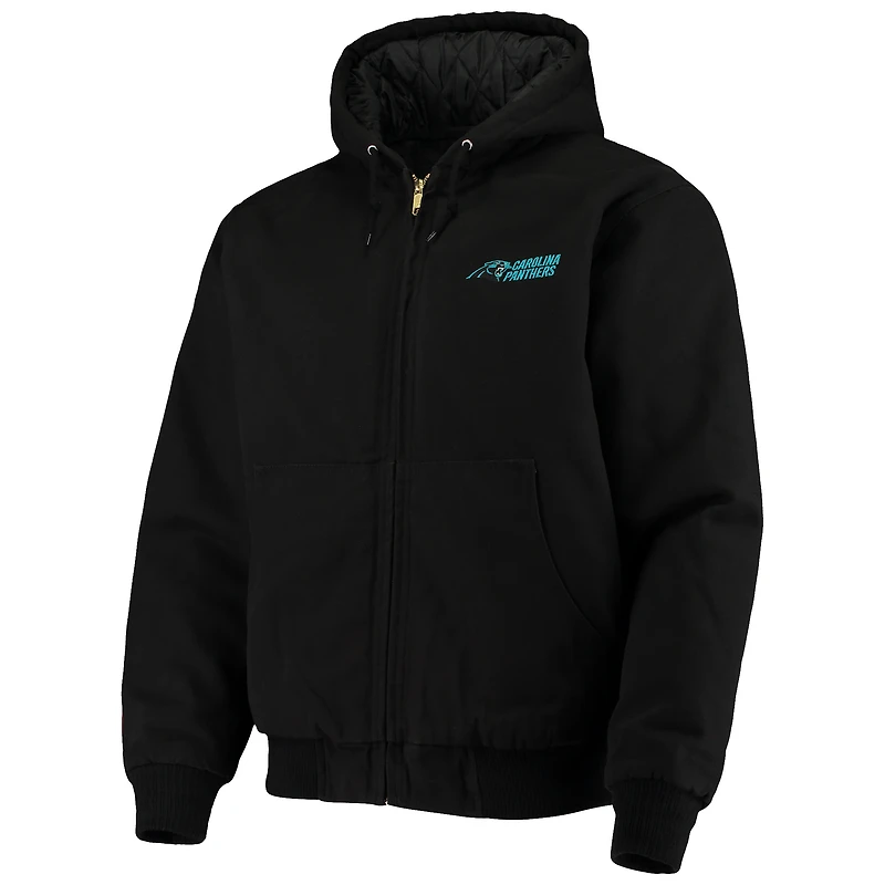 Veste à capuche en toile de coton Dakota Panthers la Caroline Dunbrooke noire pour hommes