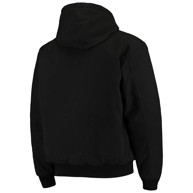 Veste à capuche en toile de coton Dakota Panthers la Caroline Dunbrooke noire pour hommes