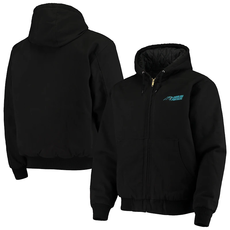 Veste à capuche en toile de coton Dakota Panthers la Caroline Dunbrooke noire pour hommes