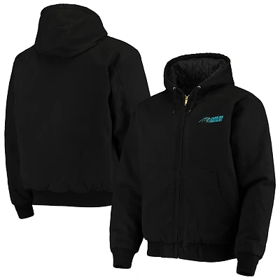 Veste à capuche en toile de coton Dakota Panthers la Caroline Dunbrooke noire pour hommes