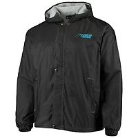 Dunbrooke Black Carolina Panthers Logo Legacy Stadium Veste entièrement zippée pour homme