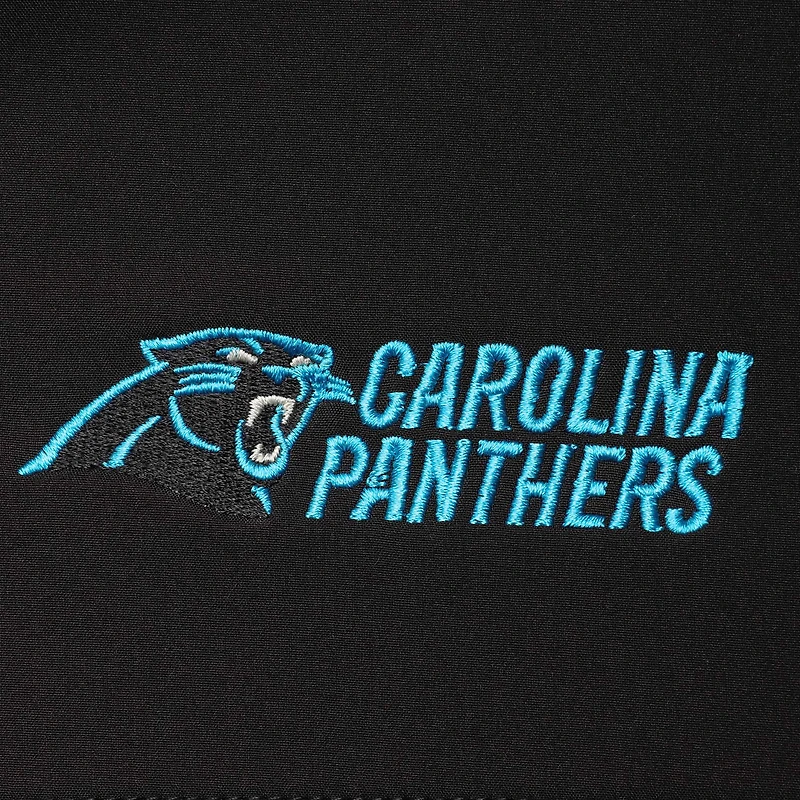 Men's Dunbrooke Realtree Camo/Black Carolina Panthers Circle Hunter Softshell Full-Zip Jacket