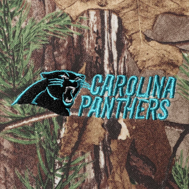 Men's Dunbrooke Realtree Camo Carolina Panthers Circle Champion Tech Fleece Pullover Hoodie