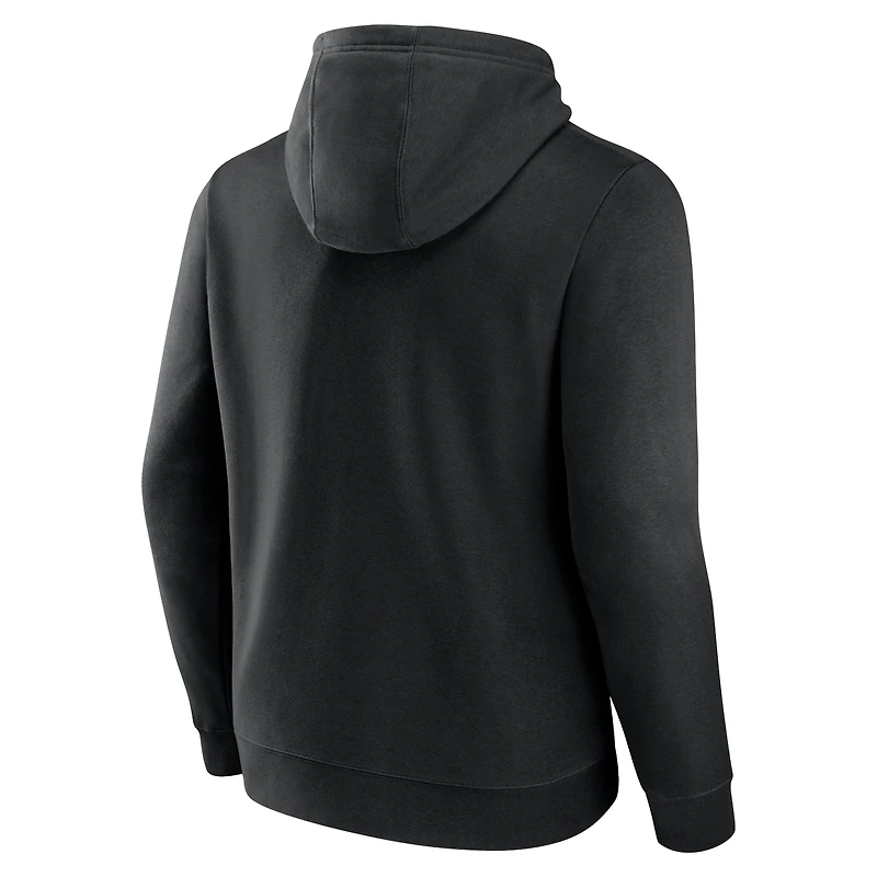 Fanatics Black Carolina Panthers pour hommes entre les pylônes - Sweat à capuche