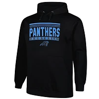 Sweat à capuche noir Fanatics Carolina Panthers Big & Tall Pop pour hommes