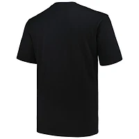 T-shirt pop Big & Tall Fanatics Black Carolina Panthers pour hommes